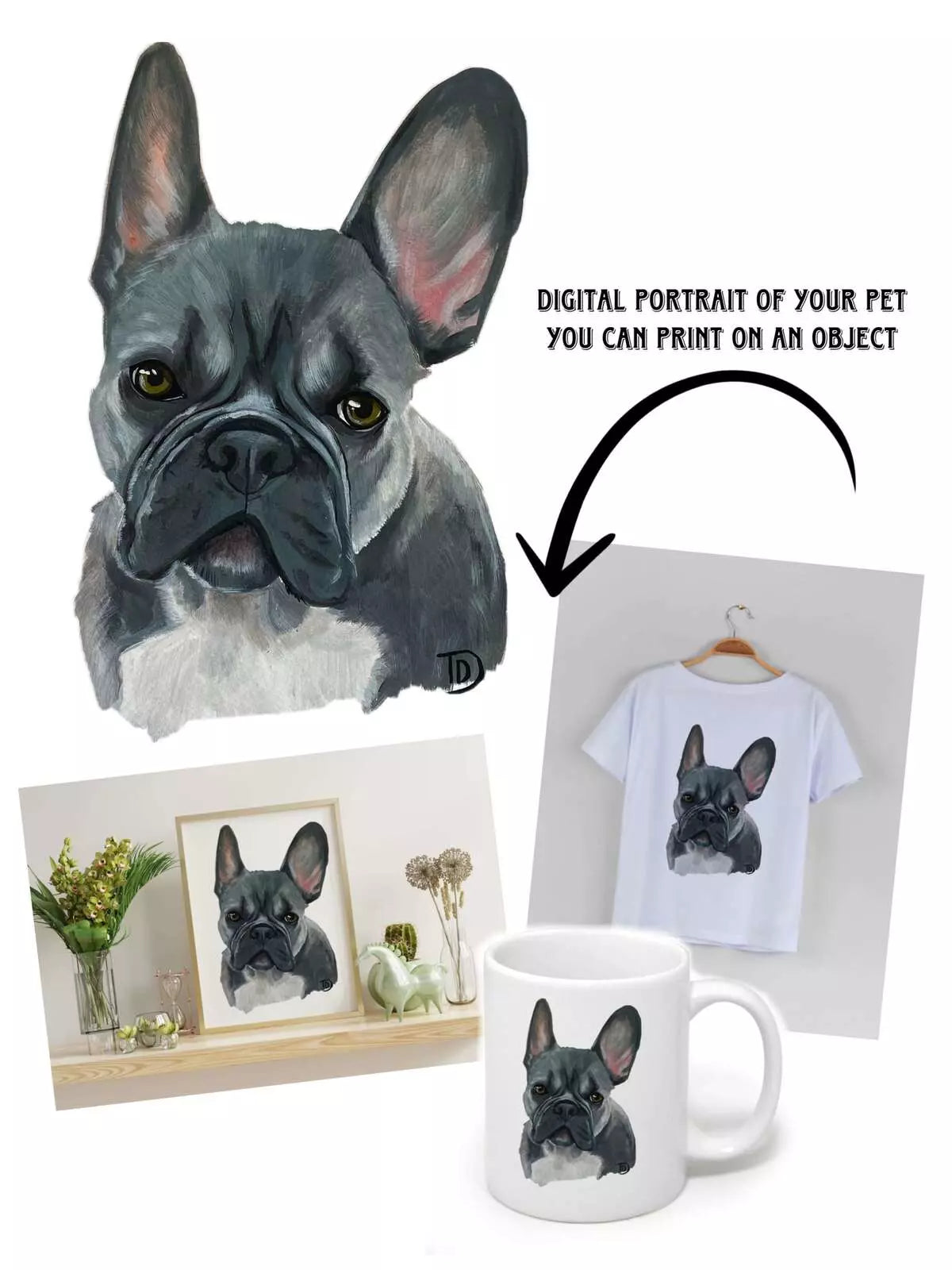 Custom Pet Art Coffee Mugs